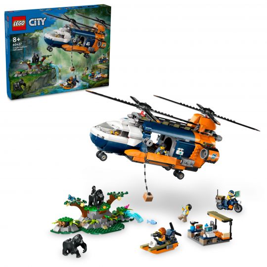 LEGO City - Jungleeventyr – helikopter og ekspeditionsbase 60437