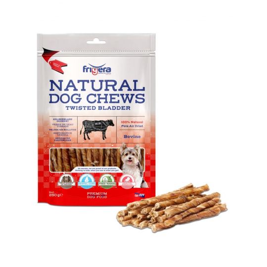 Frigera - Natural Dog Chews Okseblære 250gr