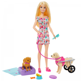 Barbie - Walk and Wheel Pet Playset HTK37