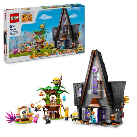 LEGO Minions - Minions og Grus familiepalæ 75583