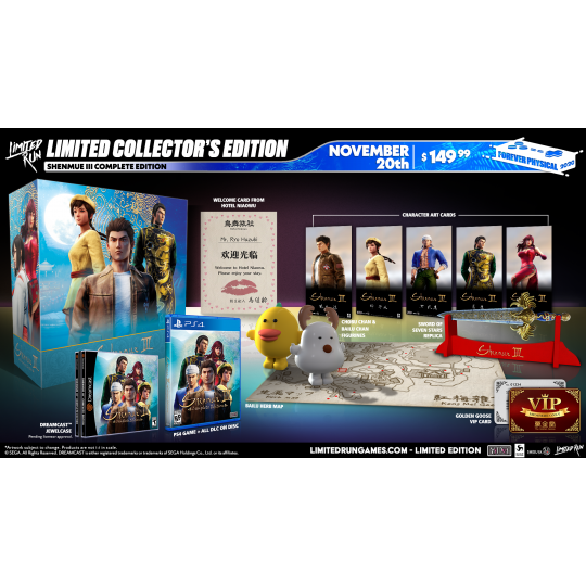 Shenmue III Complete Edition - Collectors Edition Import