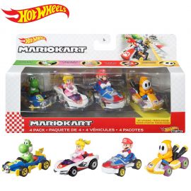 Hot Wheels - Mario Kart 4 Pack Asst. GWB36