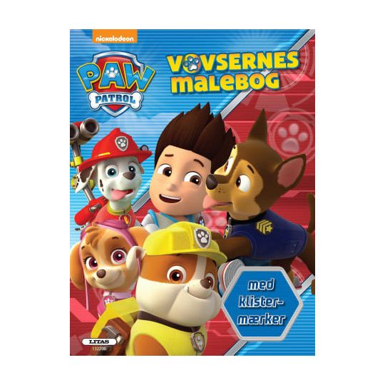 Carlsen - Paw Patrol Vovsernes Malebog med klistermærker