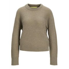 JXEMBER FLUFFY CREW NECK KNIT NOOS