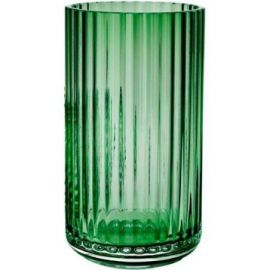 Lyngby Vase H12,5 copenhagen green glas