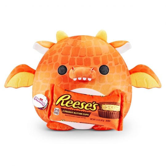 Snackles - Series 1 Plush Medium - Orange Dragon