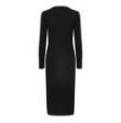 PCKYLIE LONG SLEEVE O-NECK MIDI DRESS NOOS