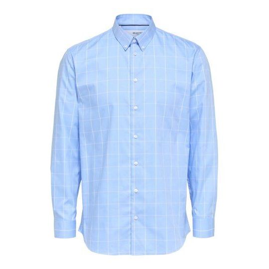 SLHREGETHAN-CHECK SHIRT LONG SLEEVE BUTTON DOWN B