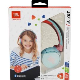 JBL Jr. 310BT on-ear høretelefoner - Blå/pink