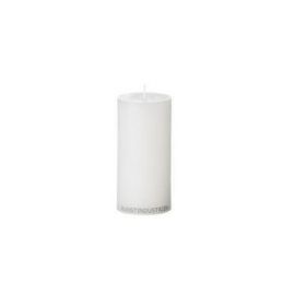 Bloklys wax altar Ø6xH12 cm hvid