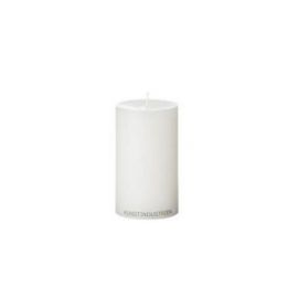 Bloklys wax altar Ø7xH12 cm hvid