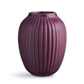 Hammershøi Vase H25 blomme