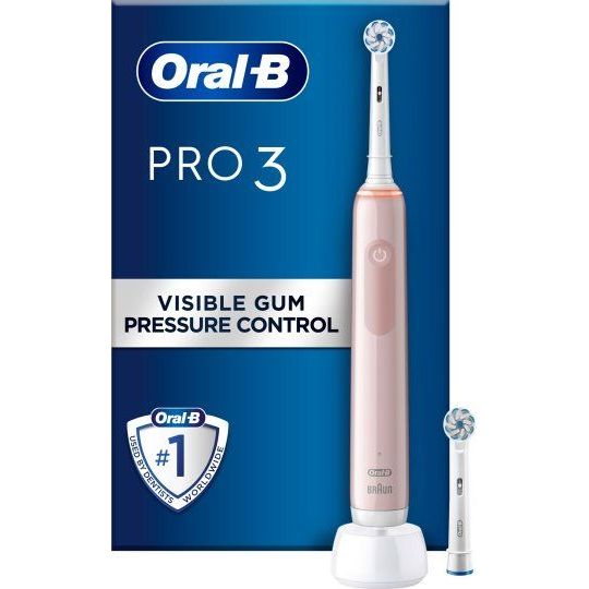 ORAL-B PRO3 ELTANDØRSTE PINK