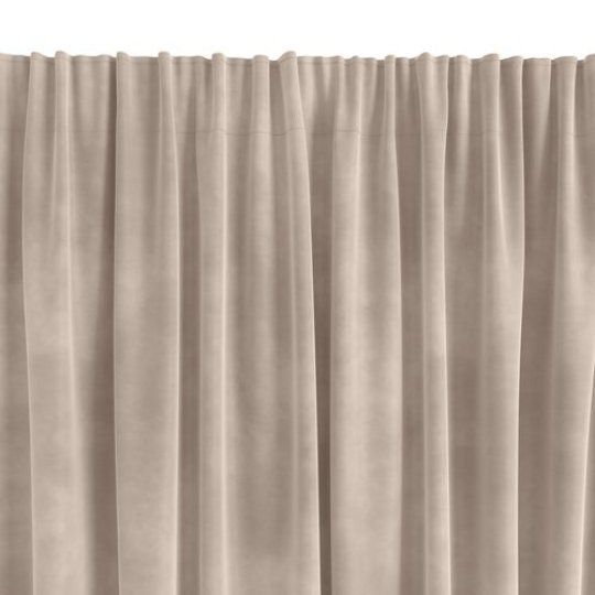 GARDIN AUSTRA VELOUR BEIGE 1 x B140 x H175 cm