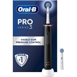 ORAL-B PRO 3 SORT ELTANDBØRSTE