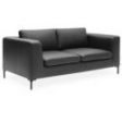 SOFA ABRAHAM 2,5 PERSONERS SORT