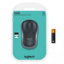 LOGITECH TRÅDLØS MUS M185 GRÅ