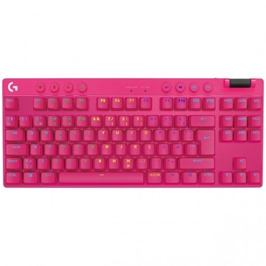 LOGITEC GPRO TKL KEYBOARD PINK