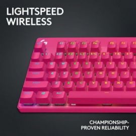 LOGITEC GPRO TKL KEYBOARD PINK