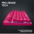 LOGITEC GPRO TKL KEYBOARD PINK