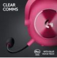 LOGITECH G PRO X2 HEADSET PINK