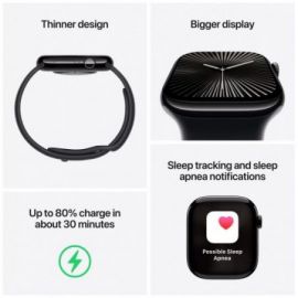 APPLE WATCH S10 42MM ALU SORT