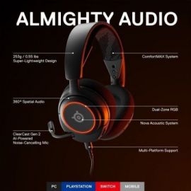 STEELSERIES ARCTIS NOVA 3 SORT