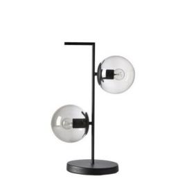 PEARL BORDLAMPE RØGFARVET 20W