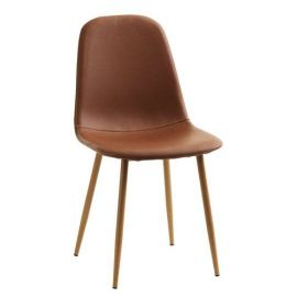 SPISESTOL JONSTRUP COGNAC/EG