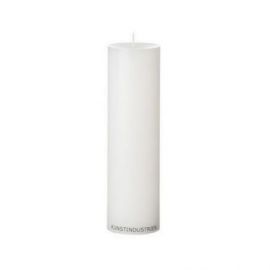Bloklys wax altar Ø6xH20 cm hvid