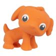 PLAYGRO - Pooky naturgummi hund - orange